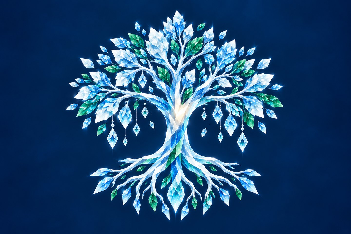 ImmigrantRoots crystal tree logo